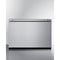 Summit - 24" wide single drawer bulit-in all-refrigerator for indoor or outdoor use with panel-ready front - SDR241OS