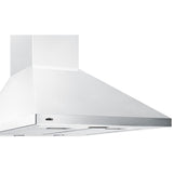 Summit - 24" wide European style convertible wall-mount range hood in stainless steel, ADA compliant - SEH1524SSADA