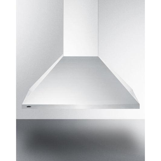 Summit - 30" wide European style convertible wall-mount range hood in stainless steel - SEH1530SS