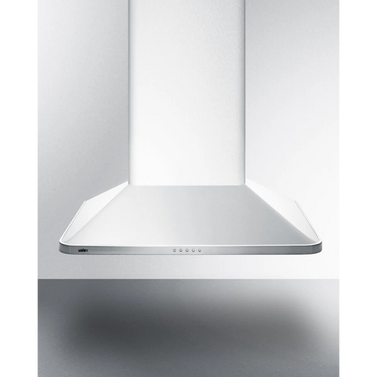 Summit - 24" wide European style convertible wall-mount range hood in stainless steel - SEH3624SS