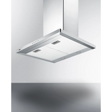 Summit - 24" wide European style convertible wall-mount range hood in stainless steel - SEH4624SS