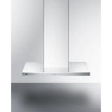 Summit - 30" wide European style convertible wall-mount range hood in stainless steel - SEH4630SSADA