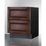 Summit - 27" wide built-in undercounter 2-drawer outdoor all-refrigerator - SPR275OS2DPNR