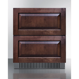 Summit - 27" wide built-in undercounter ADA height 2-drawer outdoor all-refrigerator - SPR275OS2DPNRADA
