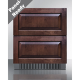 Summit - 27" wide built-in undercounter ADA height 2-drawer outdoor all-refrigerator - SPR275OS2DPNRADA