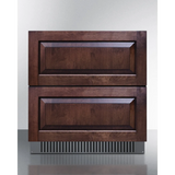 Summit - 30" wide built-in undercounter ADA height 2-drawer outdoor all-refrigerator - SPR3032DPNRADA