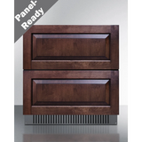 Summit - 30" wide built-in undercounter ADA height 2-drawer outdoor all-refrigerator - SPR3032DPNRADA