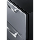 Summit - 36" wide built-in undercounter 2-drawer all-refrigerator - SPR36332D