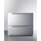 Summit - 36" wide built-in undercounter outdoor 2-drawer all-refrigerator - SPR36DROS