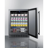 Summit - 18" deep 24" wide undercounter ADA height outdoor refrigerator - SPR618OSADA