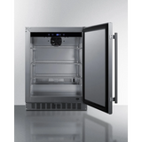 Summit - 18" deep 24" wide undercounter ADA height outdoor refrigerator - SPR618OSADA
