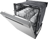 LG - 24" Front Control Dishwasher, 52 dBA, AutoLeak Protection, Dynamic DryDishwashers - LDFC2423B