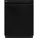 LG - 24" Front Control Dishwasher, 48 dBA, QuadWash, EasyRack Plus, 3rd Rack - LDFN4542B