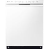 LG - 24" Front Control Dishwasher, 48 dBA, QuadWash, EasyRack Plus, 3rd Rack - LDFN4542W