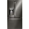 LG - 28 CF French Door, Ice and Water with Single Ice - LRFS28XBD