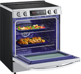 LG - 6.3 CF / 30" Smart Induction Slide-In Range with ProBake Convection - Induction Slide-in - LSIL6334FE