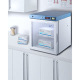 EQTemp - 19" Wide Compact Medical Refrigerator, Certified to NSF/ANSI 456 Vaccine Storage Standard