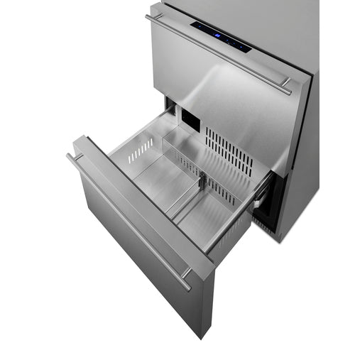 Summit- 24" Wide 2-Drawer All-Freezer, ADA Compliant