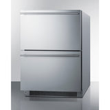 Summit- 24" Wide 2-Drawer All-Freezer, ADA Compliant