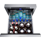 Summit - 18" Wide 2-Drawer All-Refrigerator