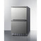 Summit - 18" Wide 2-Drawer All-Refrigerator, ADA Compliant (Panels Not Included)