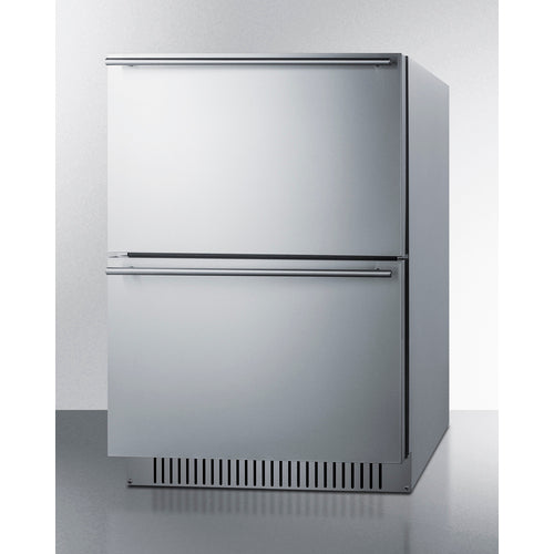 Summit - 24" Wide 2-Drawer All-Refrigerator, ADA Compliant