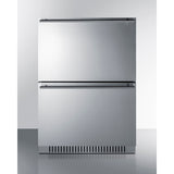 Summit - 24" Wide 2-Drawer All-Refrigerator, ADA Compliant