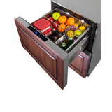 Summit - 24" Wide 2-Drawer All-Refrigerator, ADA Compliant