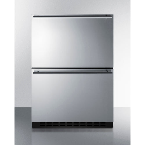 Summit - 24" Wide 2-Drawer All-Refrigerator, ADA Compliant