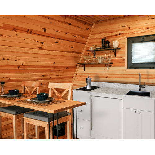 Summit - 63" wide Turnkey Kitchen with sink, cooktop, and refrigerator-freezer - CALDERAWH35I