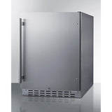 Summit - Built-in undercounter ADA compliant outdoor all-refrigerator in stainless steel - AL55OSCSS