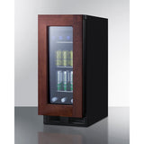 Summit - 15" wide ADA compliant built-in undercounter beverage center with panel-ready door - ALBV15PNR