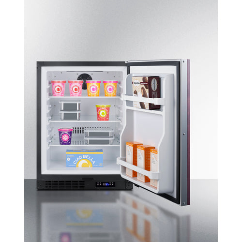 Summit- 24" Wide Built-In All-Freezer, ADA Compliant (Panel Not Included)