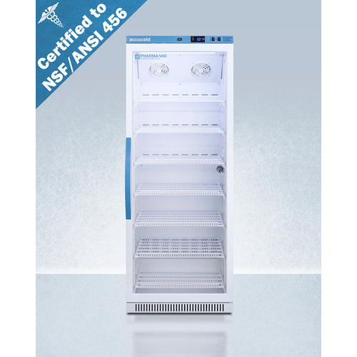 Accucold Summit 12 Cu.Ft. Upright Vaccine Refrigerator, Certified to NSF/ANSI 456 Vaccine Storage Standard