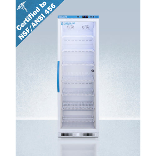 Accucold Summit 15 Cu.Ft. Upright Vaccine Refrigerator, Certified to NSF/ANSI 456 Vaccine Storage Standard