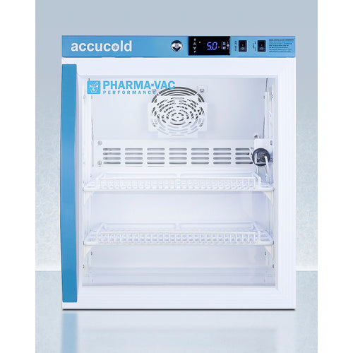 Accucold Summit 2 Cu.Ft. Compact Vaccine Refrigerator, Certified to NSF/ANSI 456 Vaccine Storage Standard