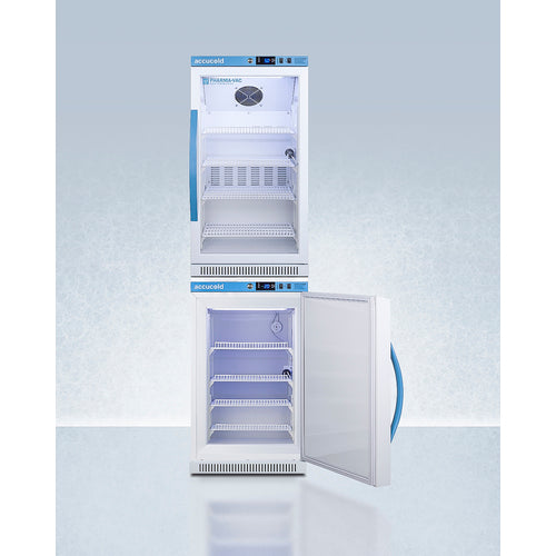 Accucold Summit 20" Wide Performance Series All-Refrigerator/All-Freezer Combination | ARG31PVBIADA-AFZ2PVBIADASTACK