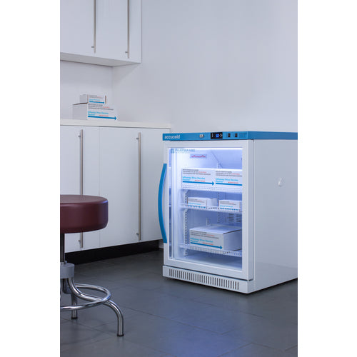 Accucold Summit 6 Cu.Ft. ADA Height Vaccine Refrigerator, Certified to NSF/ANSI 456 Vaccine Storage Standard