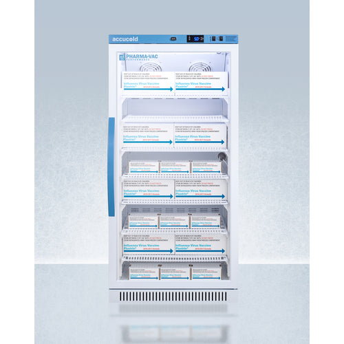 Accucold Summit 8 Cu.Ft. Upright Vaccine Refrigerator, Certified to NSF/ANSI 456 Vaccine Storage Standard