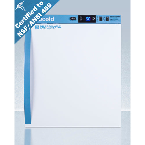 Accucold Summit - 1 Cu.Ft. Compact Vaccine Refrigerator, Certified to NSF/ANSI 456 Vaccine Storage Standard | ARS1PV456