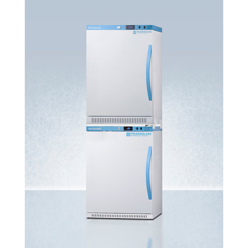 Accucold Summit - 24" Wide Performance Series All-Refrigerator/All-Freezer Combination | ARS6PV-AFZ5PVBIADASTACKLHD