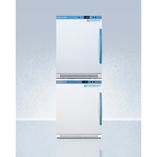 Accucold Summit - 24" Wide Performance Series All-Refrigerator/All-Freezer Combination | ARS6PV-AFZ5PVBIADASTACKLHD