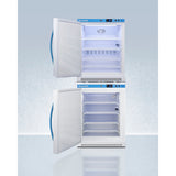 Accucold Summit - 24" Wide Performance Series All-Refrigerator/All-Freezer Combination | ARS6PV-AFZ5PVBIADASTACKLHD