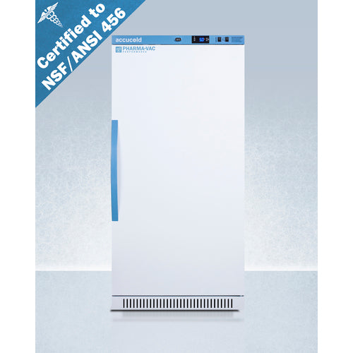 Accucold Summit - 8 Cu.Ft. Upright Vaccine Refrigerator, Certified to NSF/ANSI 456 Vaccine Storage Standard | ARS8PV456