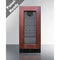 Summit - 18" deep 15" wide undercounter ADA height beverage center with panel-ready glass door - ASDG1521PNR