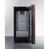 Summit - 18" deep 15" wide undercounter ADA height beverage center with panel-ready glass door - ASDG1521PNR