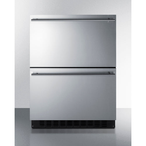 Summit - 24" Wide 2-Drawer All-Refrigerator, ADA Compliant