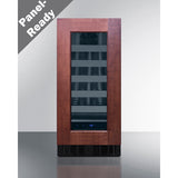 Summit - 18" deep 15" wide undercounter ADA height wine cellar with panel-ready glass door - ASDW1522PNR