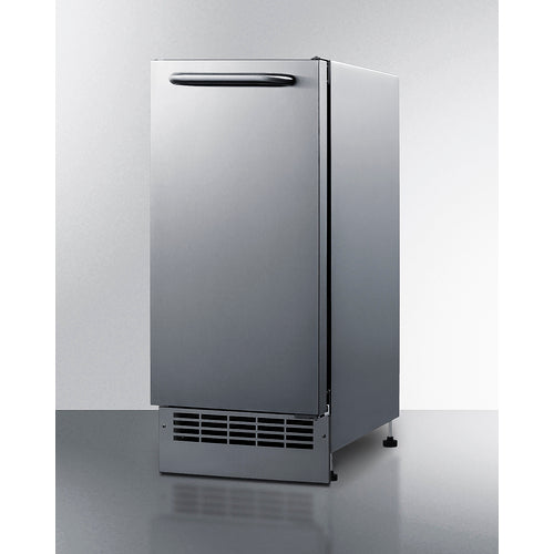 Summit - 25 lb. Drain-Free Icemaker - BIM26H34