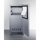 Summit - 15" wide 68 pound clear icemaker - BIM63OSADA